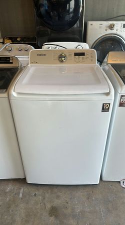 Samsung Washer - Quiet Top Loader, White