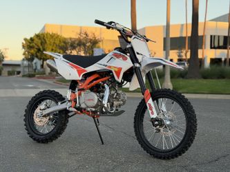 NEW 2027 Kayo TT140 EFI Pit Bike - White - Fuel Injected 4-Speed Dirt Bike