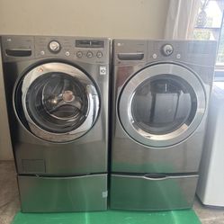 Stainless Steel LG Washer&Dryer