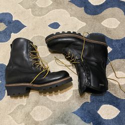 Mens Leather Work Boots