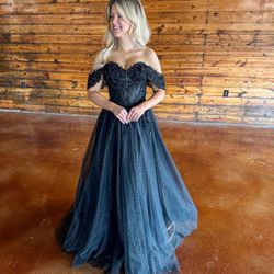 Black Wedding /  Prom Dress 