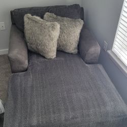 Gray Sofa Chaise