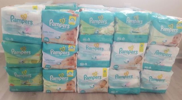 Pampers wipes