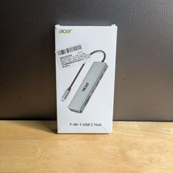 acer.  7 - In -1 USB-C Hub Adapter for Laptop 