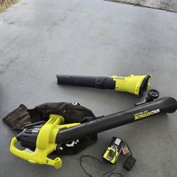 Leaf Blower And Vac Ryobi 40v