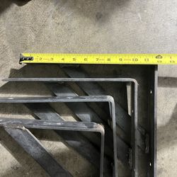 2 Inch Wide Welded Heavy Duty Steel Brackets For Garage