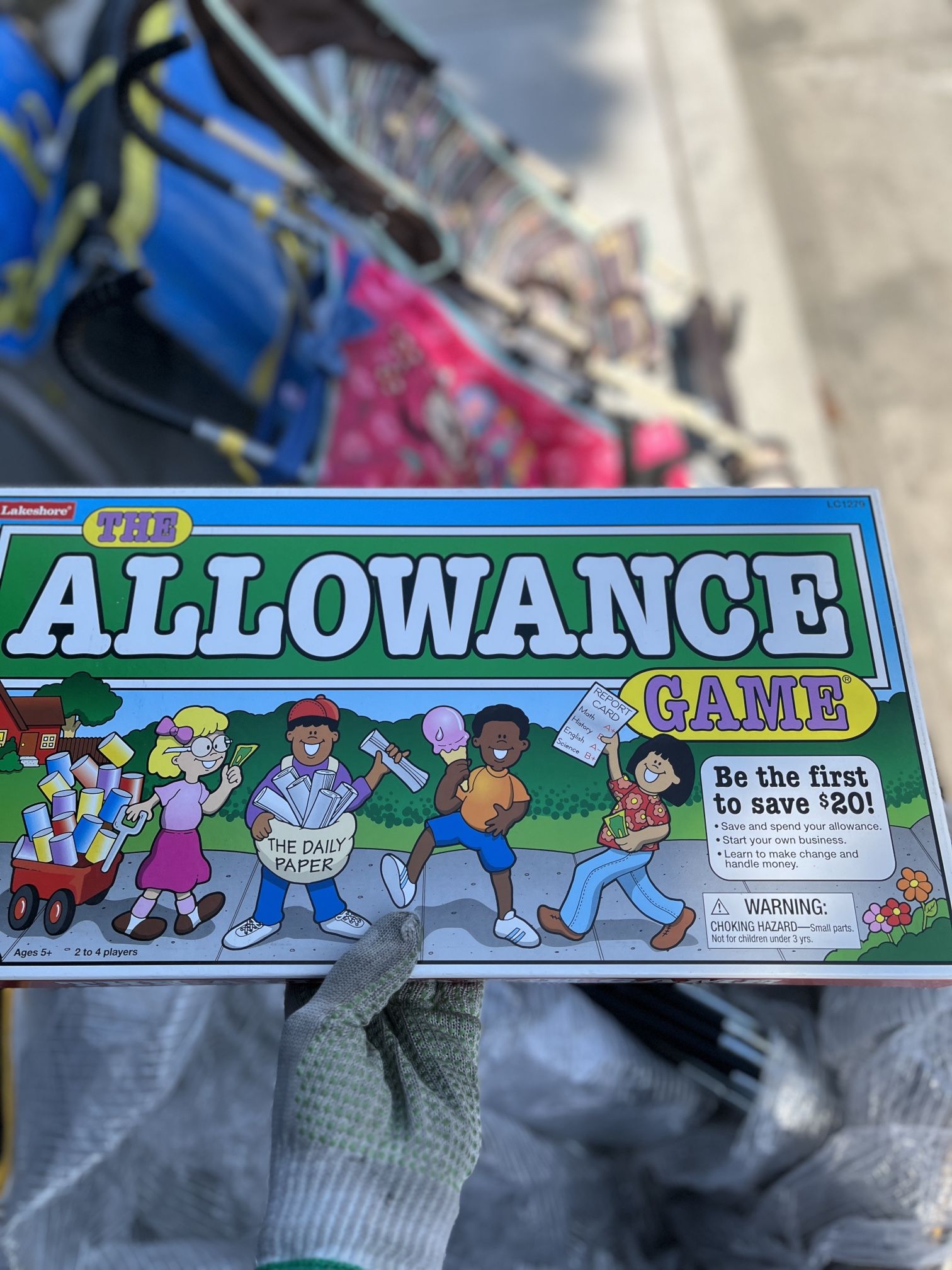 The Allowance Game Children's Board Gam