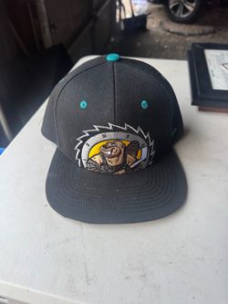 Lumberjacks Snapback Hat Black Teal