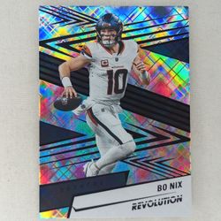 Bo Nix 2025 Panini Revolution Football Cosmic Foil 16/20