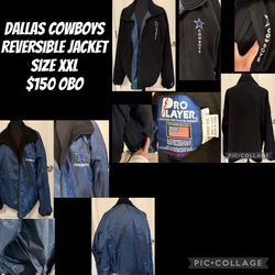 $150 Obo DALLAS COWBOYS REVERSIBLE JACKET