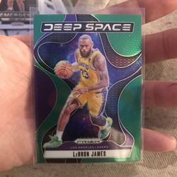 Lebron James Deep Space Insert Green Prizm 