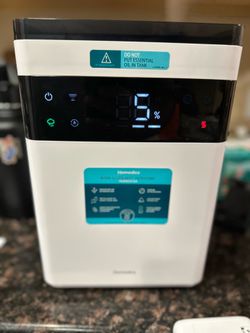 Homedics Ultrasonic Humidifier Warm & Cool Mist Remote Included