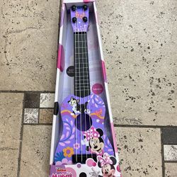 NWT Disney Minnie Mouse Lavender Ukulele