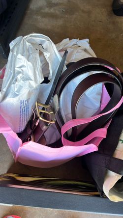 Free belt and assorted womens shoes