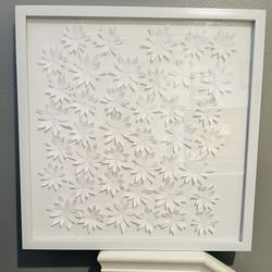 Pre-Loved 3D Floral Wall Art – 23.5" x 23.5"