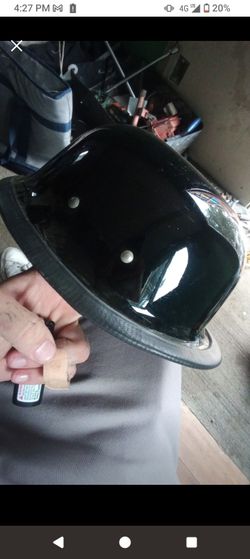 Black Gloss Half-Shell Motorcycle Helmet