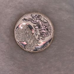 2 Oz Silver Coin