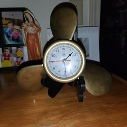 Brass Propeller Clock
