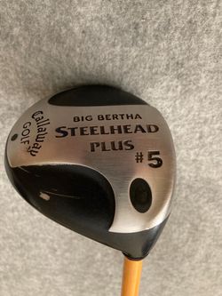 Callaway Big Bertha Steelhead Plus #5 Fairway Wood, RH (includes Callaway Head Cover)