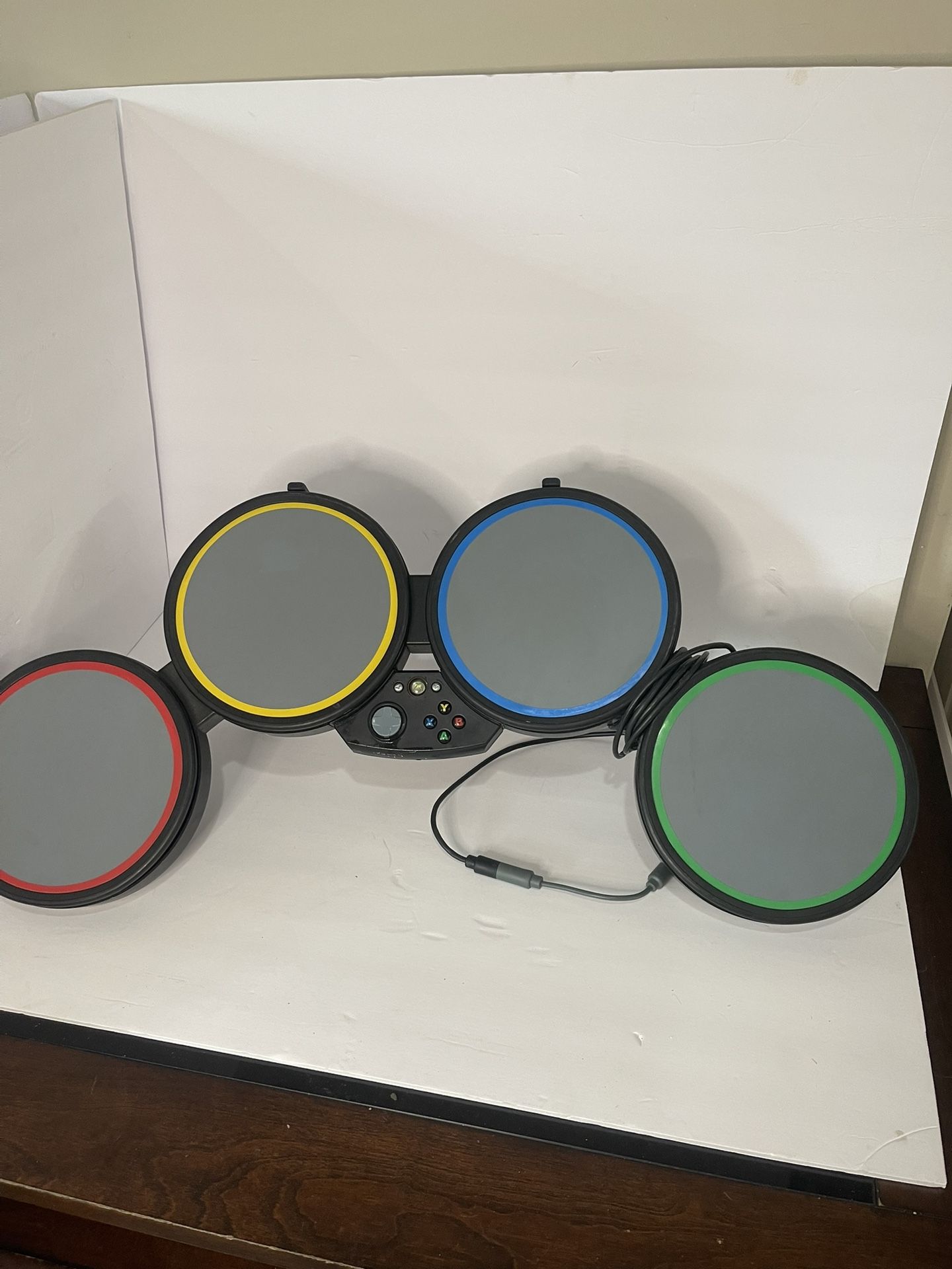 Harmonix 822149 Xbox 360 Rock Band Drum Set Only Tested Working No Poles