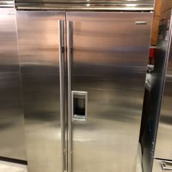 Sub Zero 48” Stainless Steel Built In Side By Side Refrigerator 2017 Model 