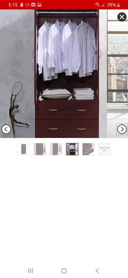 New in box 2 drawer armoire see pictures for dimensions