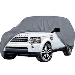  Executive Storm-Proof Auto Cover - 7 Layers -Developed for Any All Conditions - Ready-Fit Semi Glove Fit fro SUV, Van, and Truck - Fits up to 206 Inc