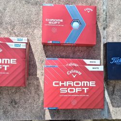 Callaway & Titleist new Golf Balls