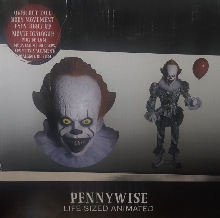 Pennywise Animatronic Halloween Decor
