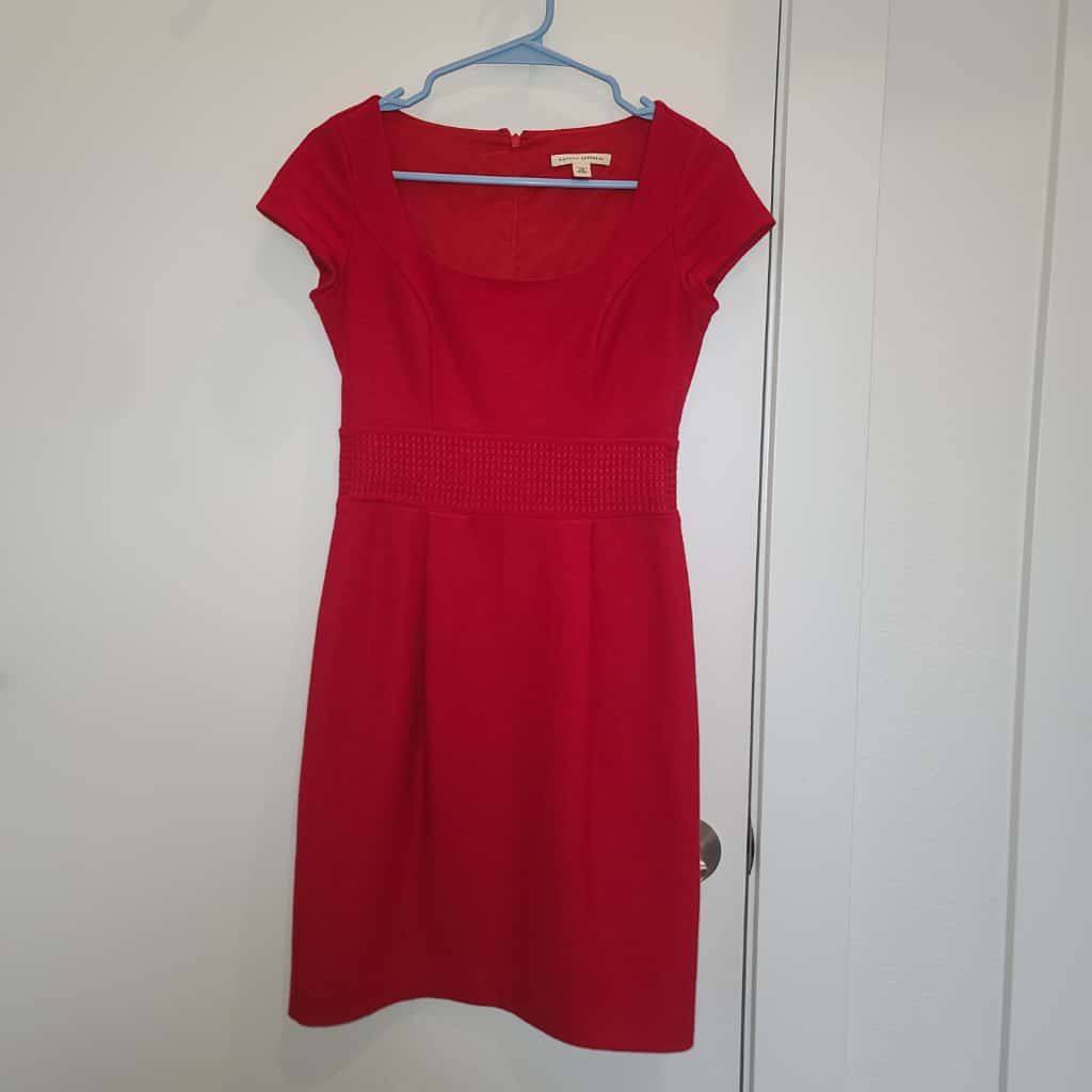 Banana Republic Red Dress Size 0P