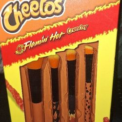 Hot Cheetos Makeup Brushes