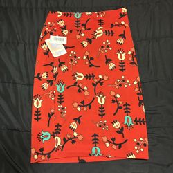 LulaRoe Women's Pencil Skirt with Tulip NWT