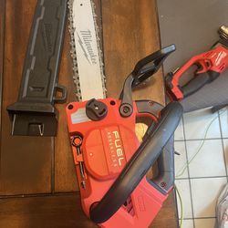 Milwaukee M18 Fuel Brushless TOP Hand 14in Chainsaw 