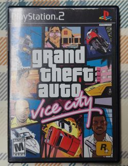 Grand Theft Auto: Vice City (Sony PlayStation 2, 2002) PS2 w/ Map Tested/Works
