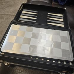 **Pre-owned: Travel Chess/Backgammon/Dominoes 