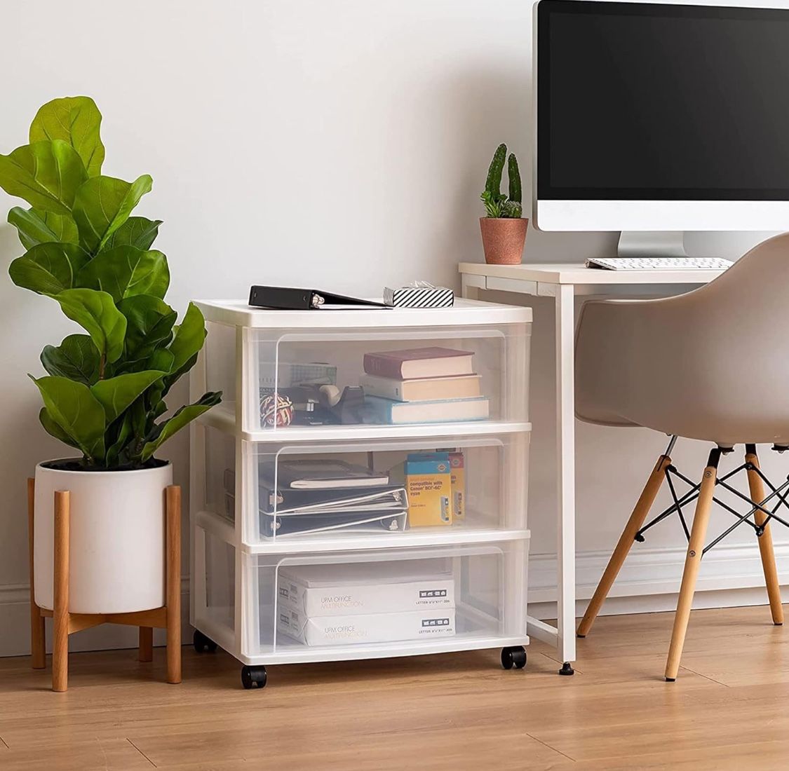 Plastic drawers