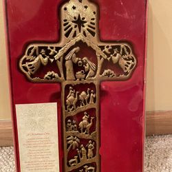 CHRISTMAS CROSS R. Fogle Dicksons New In Box
