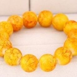 Bold Glass Beads Bracelet Vintage Creative Stylish Classic Ethnic Bracelet Jewelry