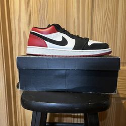 Jordan One Low Black Toe Size 13