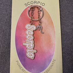 Scorpio Keychain