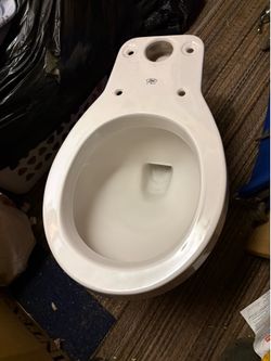 Eljer white round front toilet 1.6 gallons