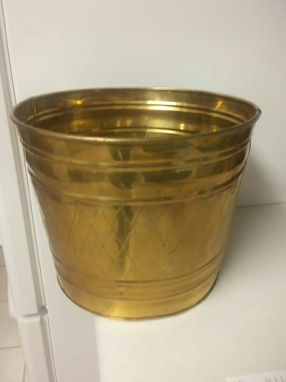 Brass decorative container