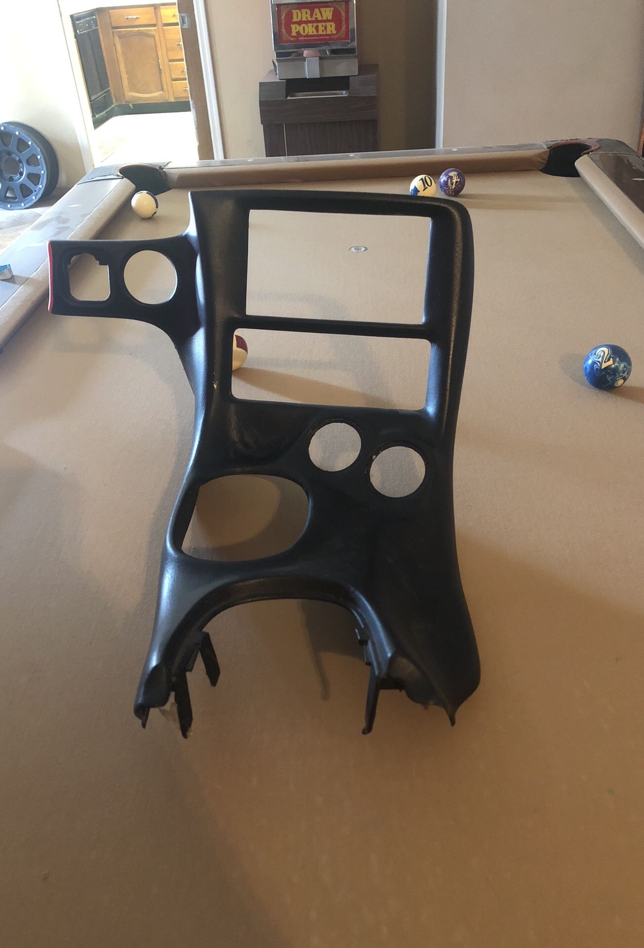 C5 corvette double din radio bezel with pod gauges