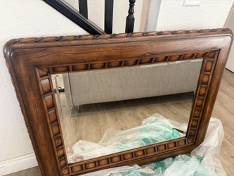 Heavy Duty Wood Mirror