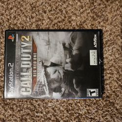 CALL OF DUTY 2 BIG RED ONE PS2 