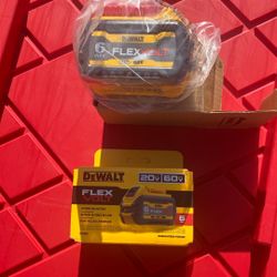 Dewalt  Battery S.   (2). Flexvolt.   6.0. AH