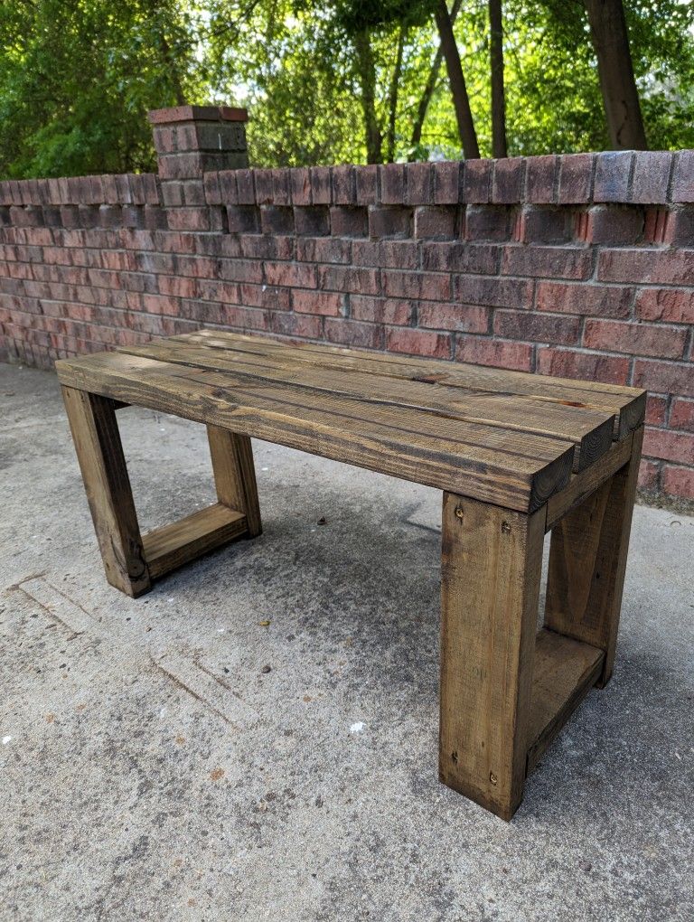 Handmade Wooden Bench