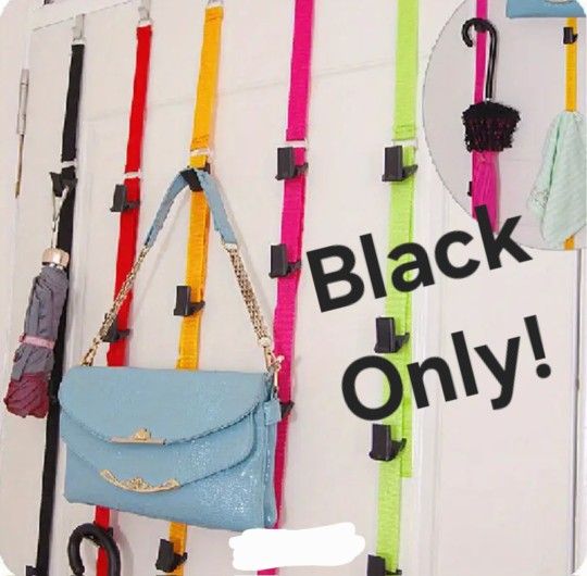 2 Adjustable Door Back Hooks
