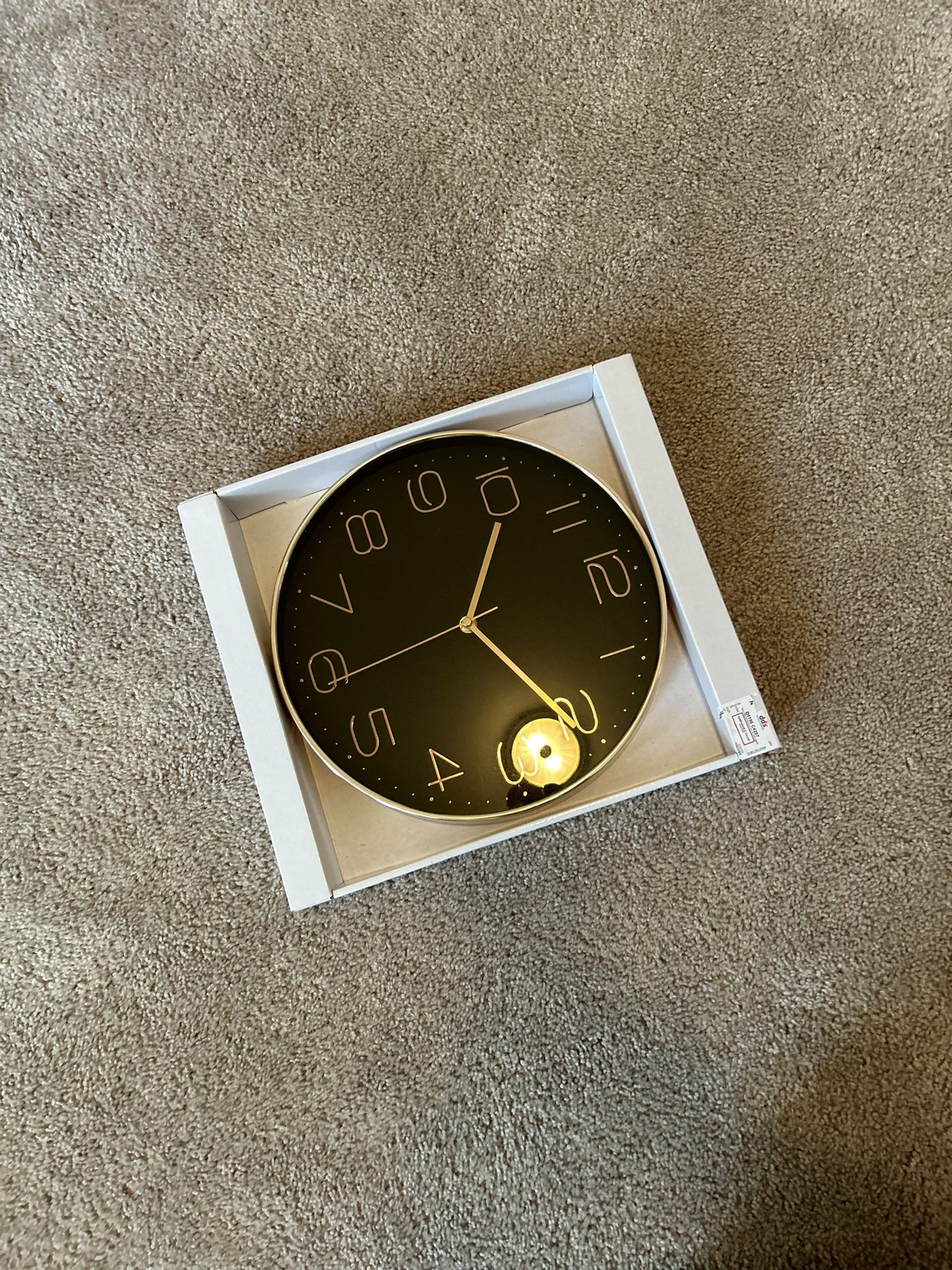 Rose Gold Clock