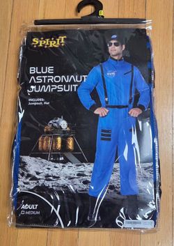 Spirit Blue Astronaut Jumpsuit Costume Adult Medium